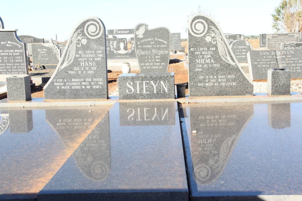 STEYN Hans 1913-1985 &amp; Miema 1922-