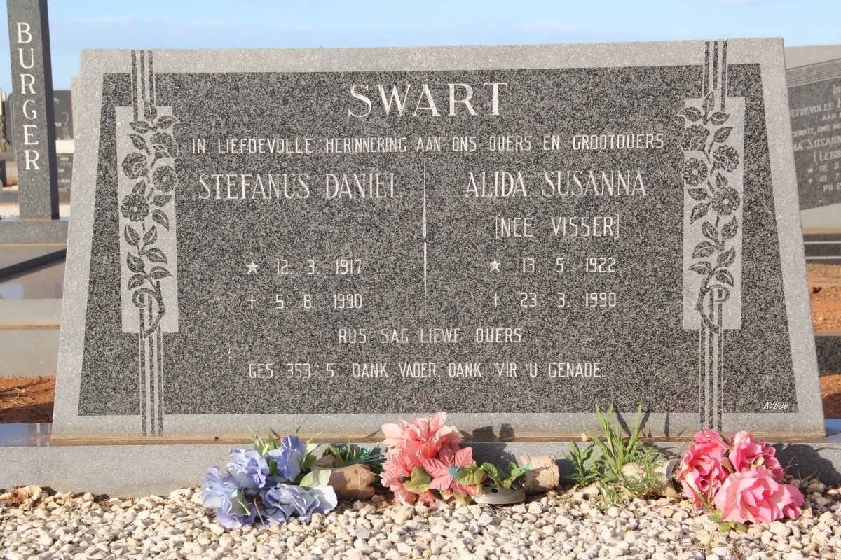 SWART Stefanus Daniel 1917-1990 &amp; Alida Susanna VISSER 1922-1990