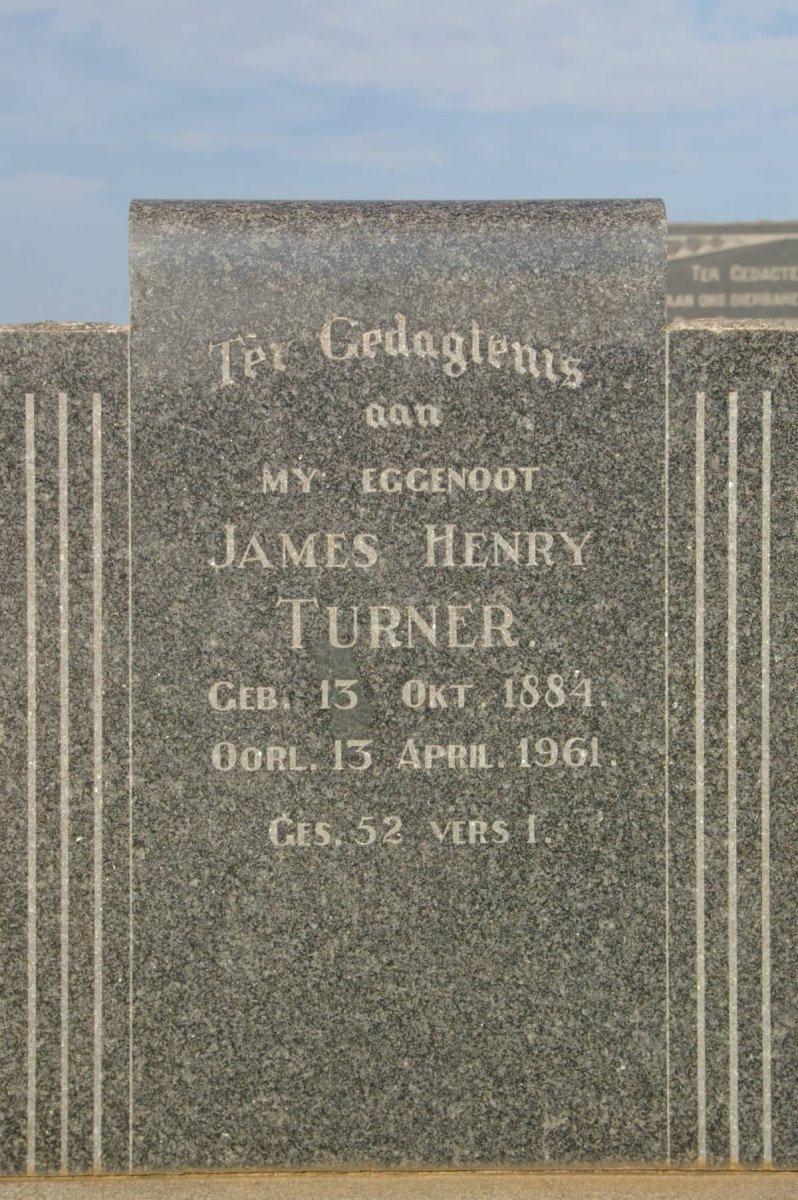 TURNER James Henry 1884-1961