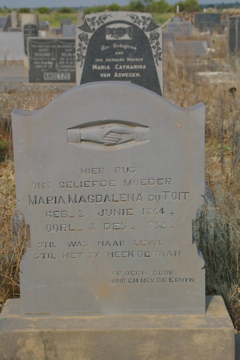TOIT Maria Magdalena, du 1864-1952