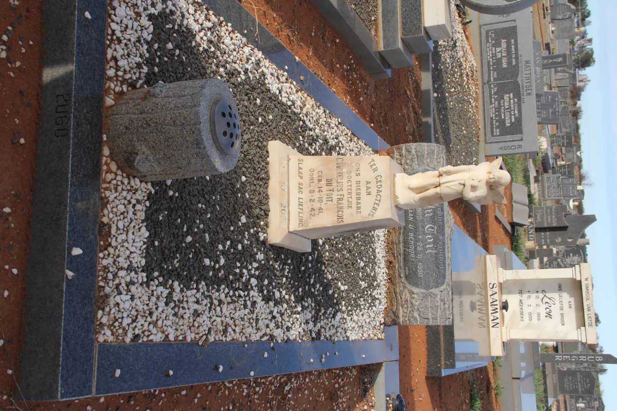 TOIT Cornelius Francois, du 1903-1990 :: DU TOIT Cornelius Francois 1941-1942