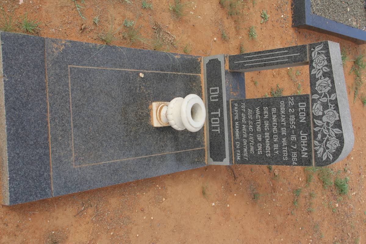 TOIT Deon Johan, du 1955-1964
