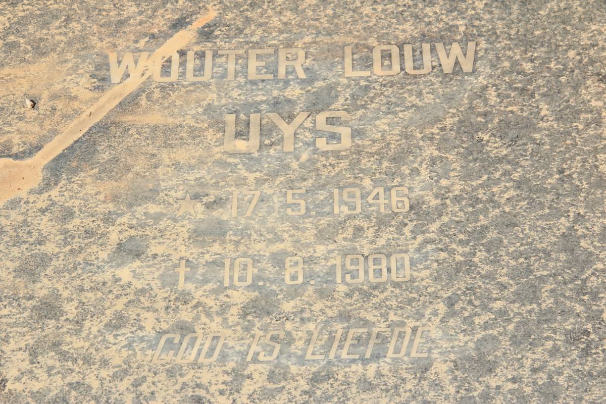 UYS Wouter Louw 1946-1980