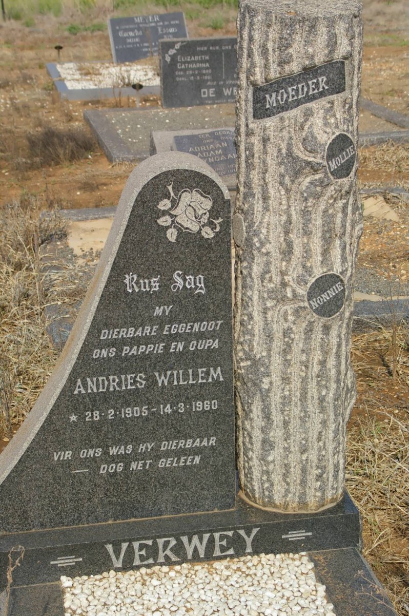 VERWEY Andries Willem 1905-1960