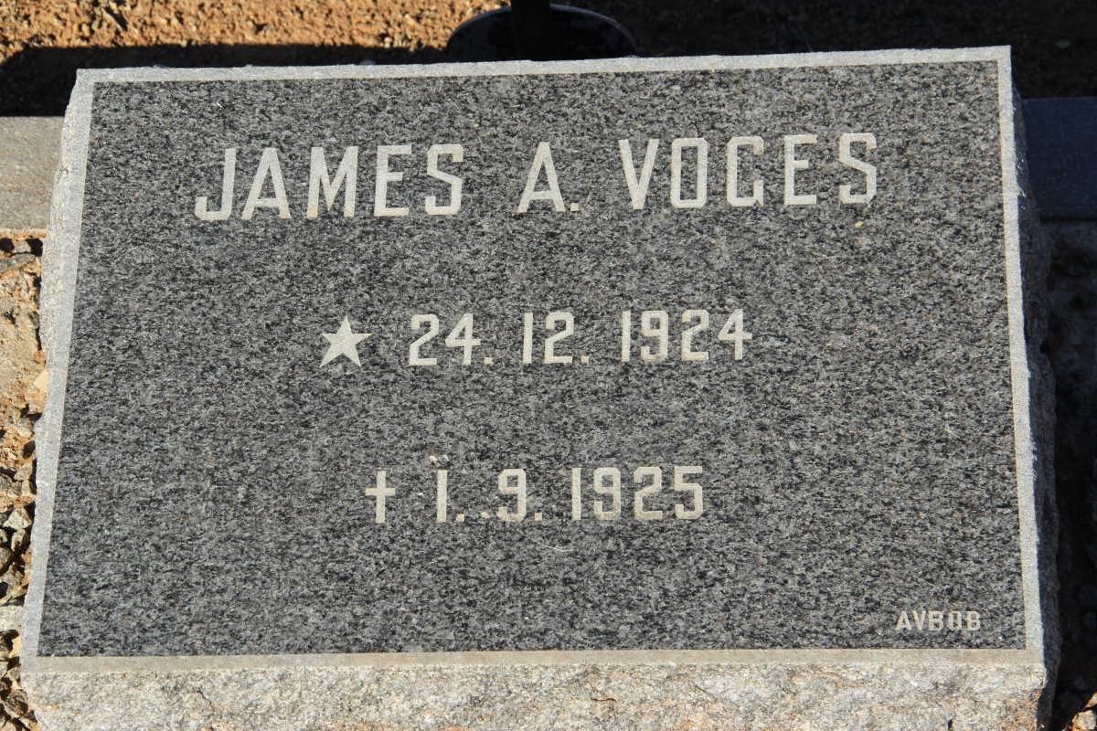 VOGES James A. 1924-1925