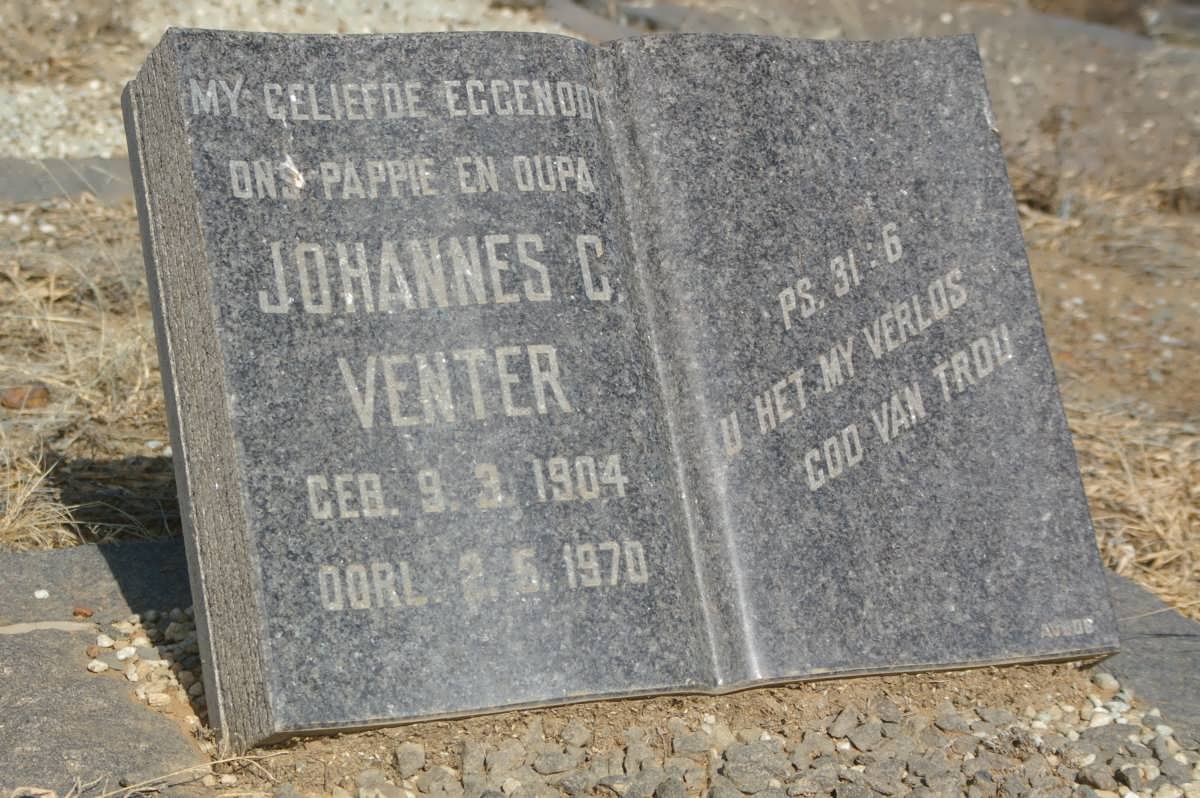 VENTER Johannes C. 1904-1970