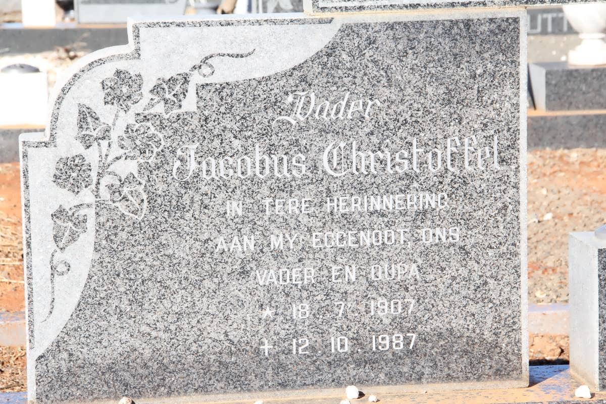 VUUREN Jacobus Christoffel, Janse van 1907-1987