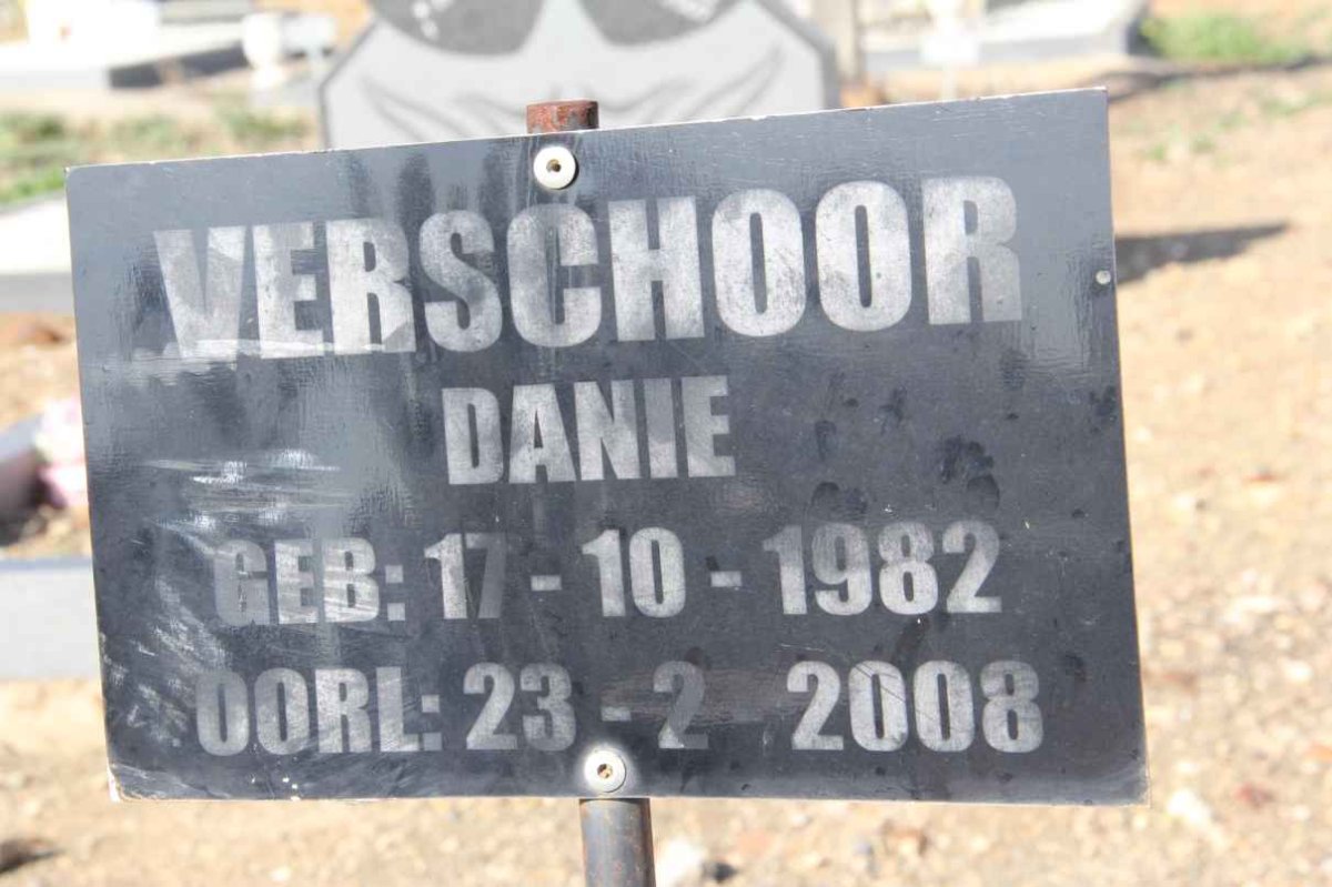 VERSCHOOR Danie 1982-2008