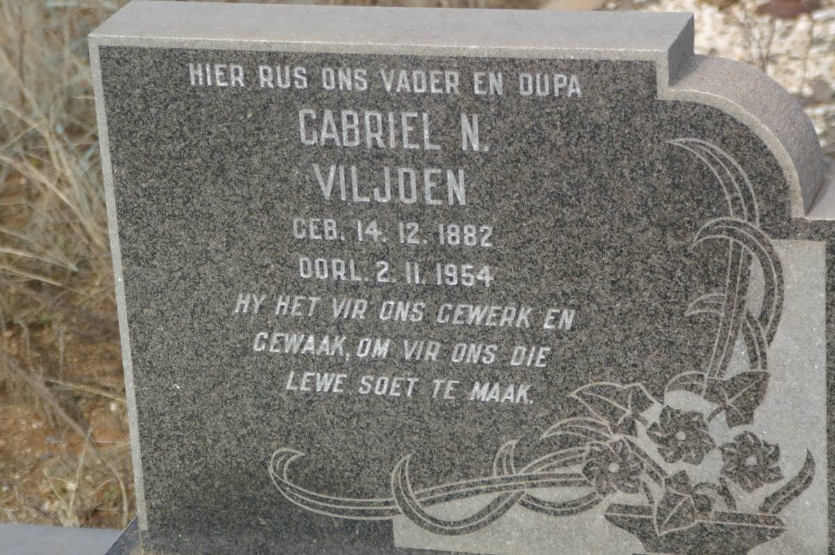 VILJOEN Gabriel N. 1882-1954