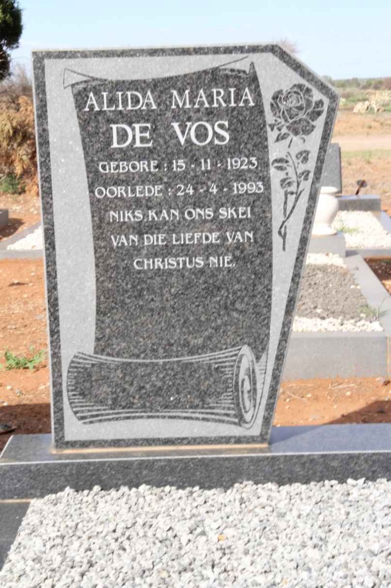 VOS Alida Maria, de 1923-1993