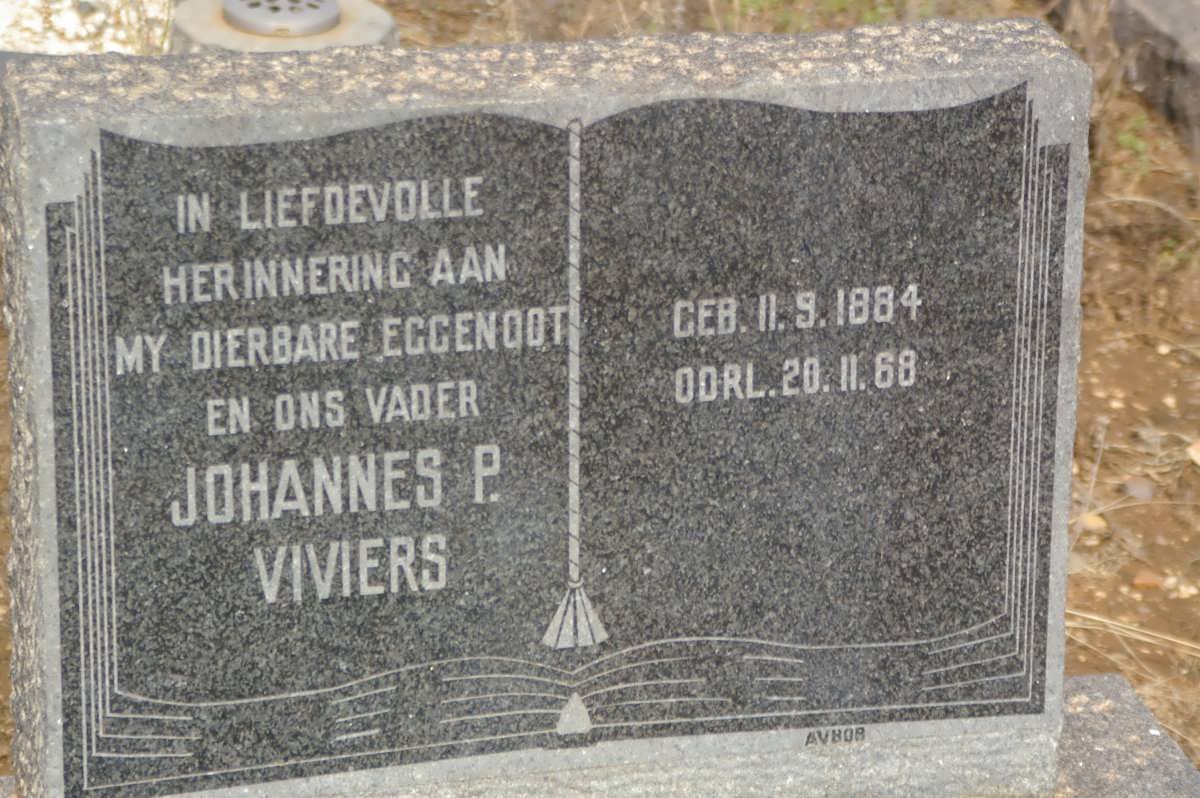 VIVIERS Johannes P. 1884-1968