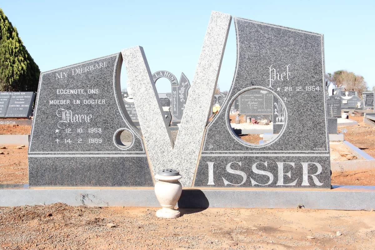 VISSER Piet 1954- &amp; Marie 1953-1989
