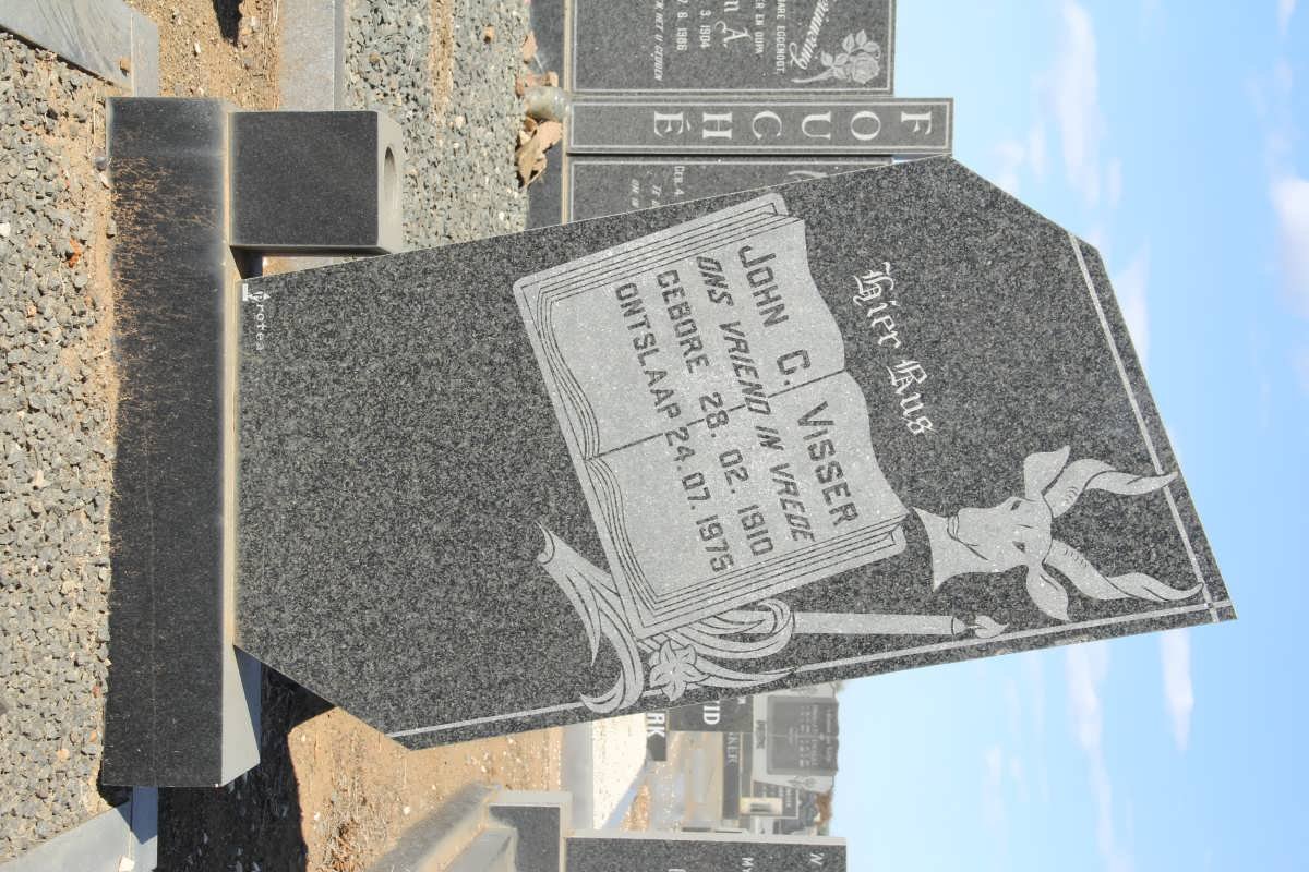 VISSER John G. 1910-1975