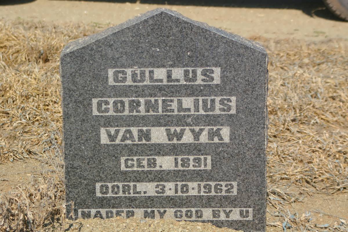 WYK Gullus Cornelius, van 1891-1962