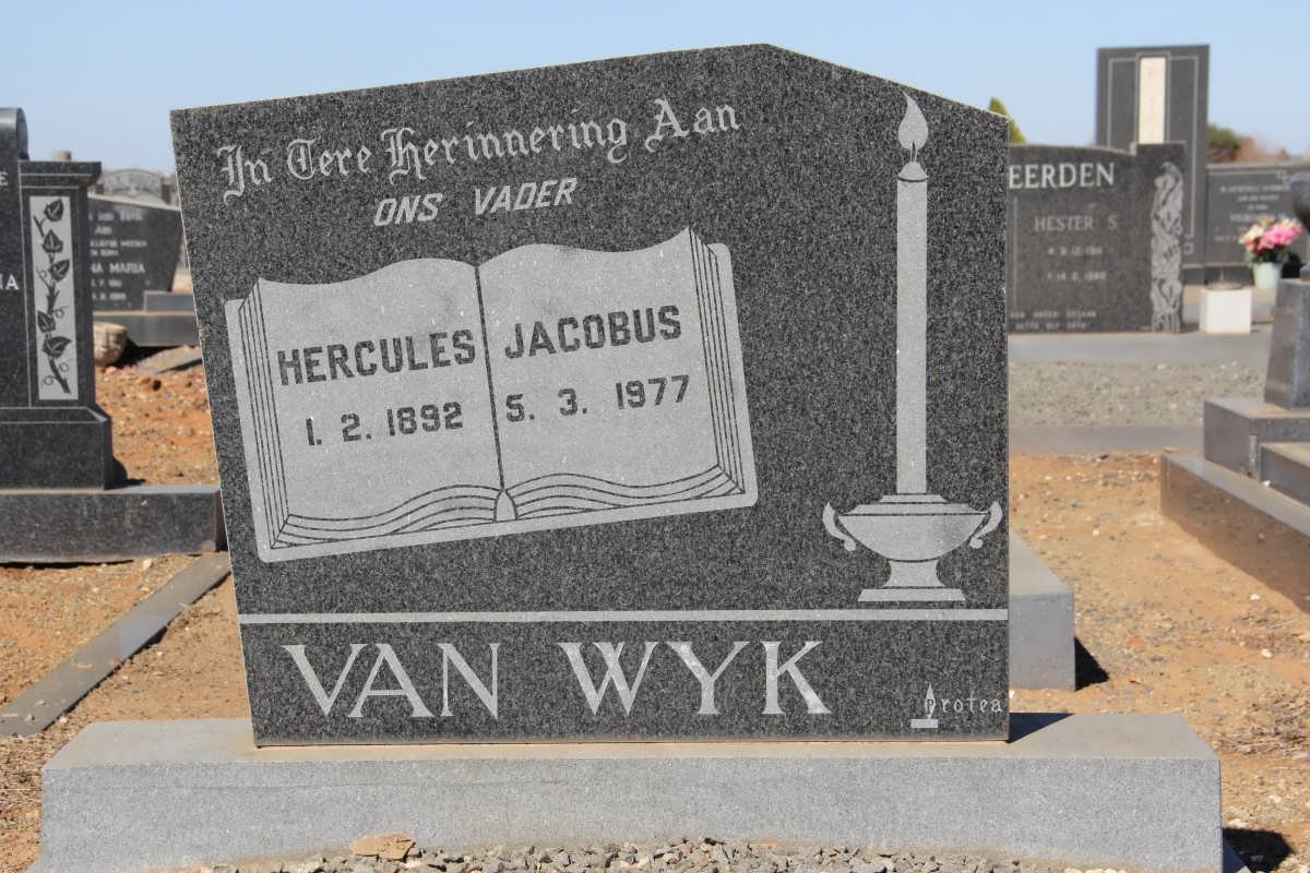 WYK Hercules Jacobus, van 1892-1977