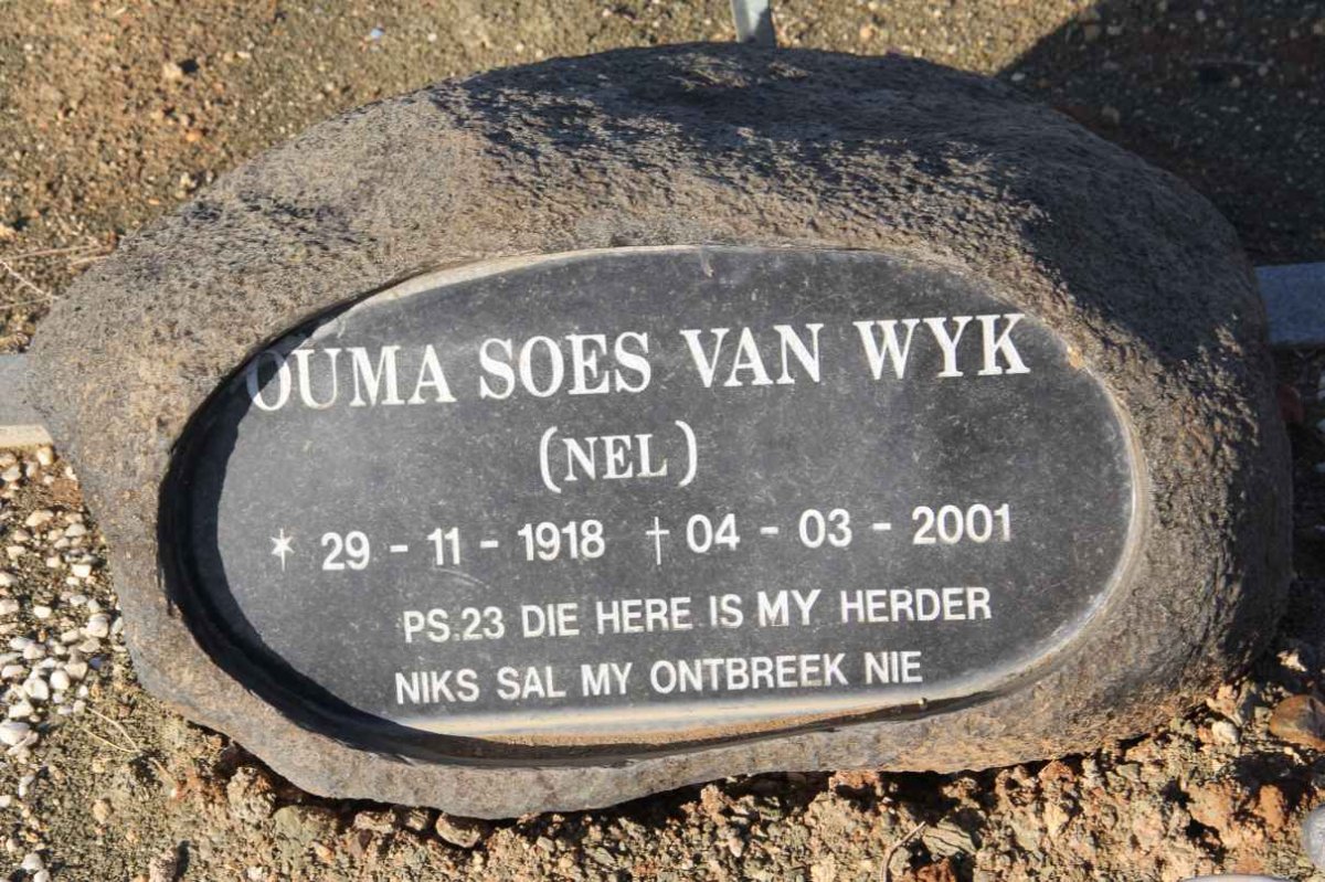 WYK Soes, van nee NEL 1918-2001