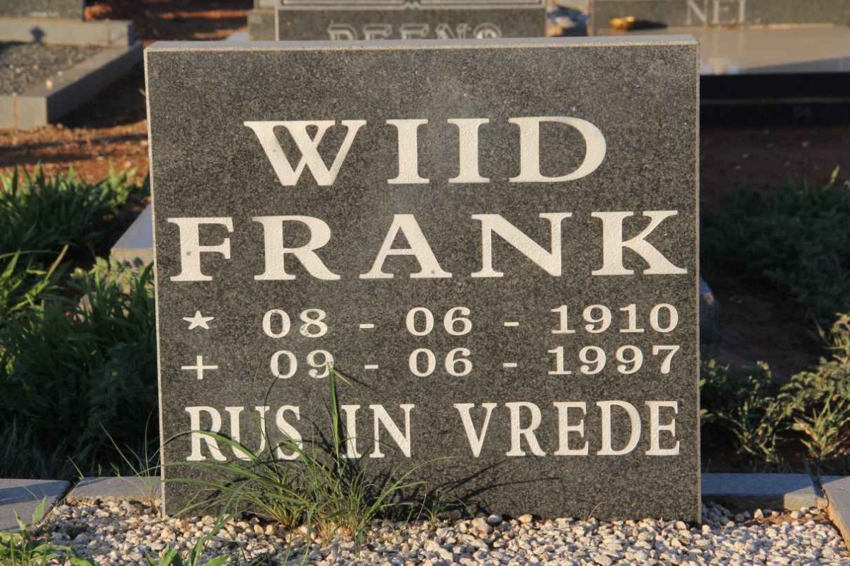 WIID Frank 1910-1997