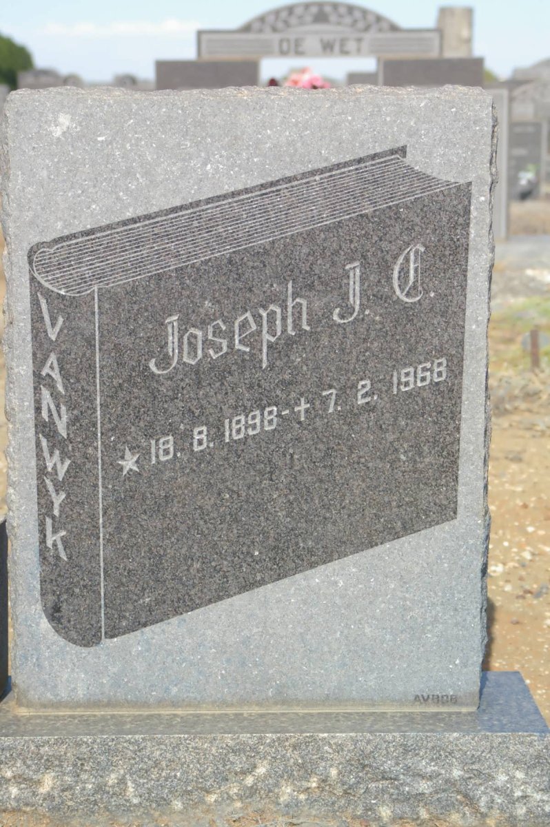 WYK Joseph J.C., van 1898-1968 