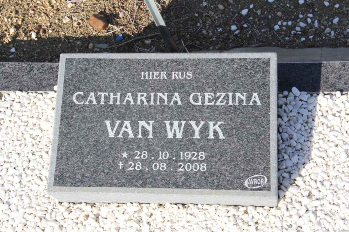 WYK Catharina Gezina, van 1928-2008