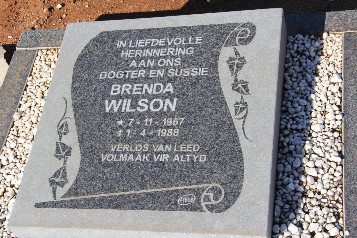 WILSON Brenda 1967-1988