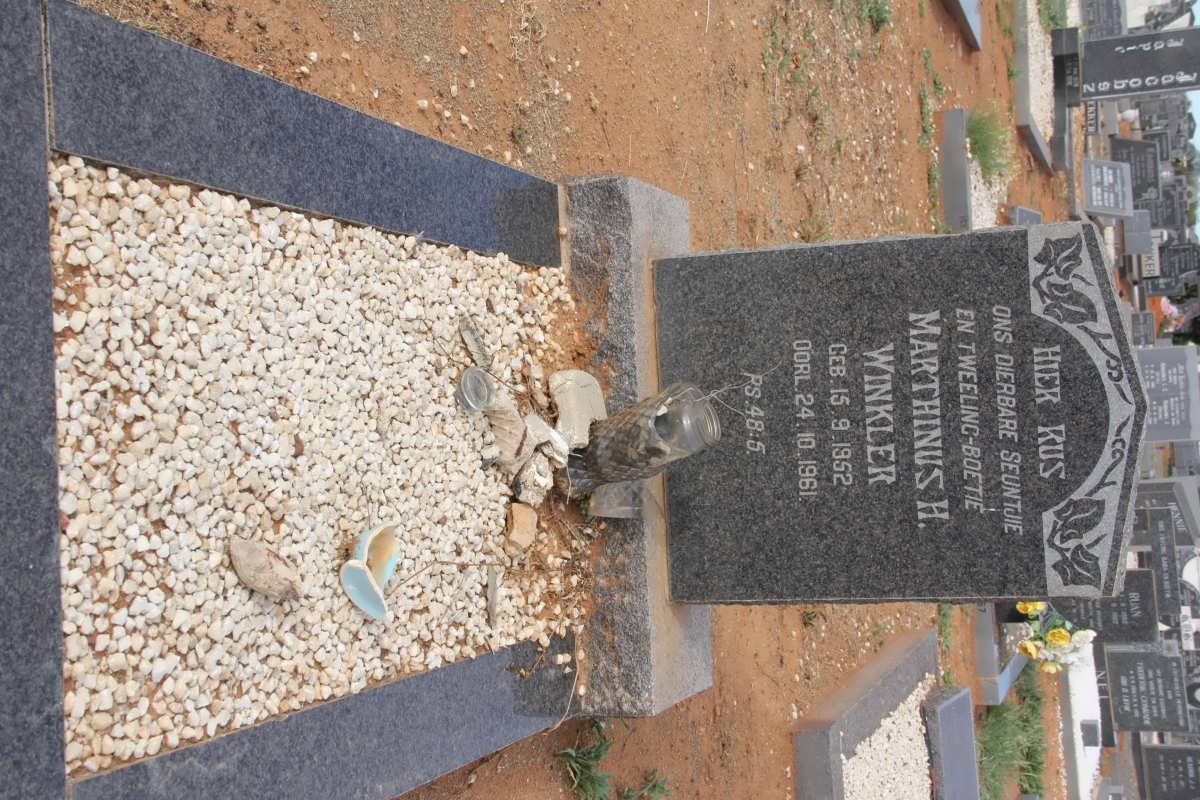 WINKLER Marthinus H. 1952-1961