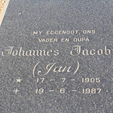 WYK Johannes Jacobus, van 1905-1987
