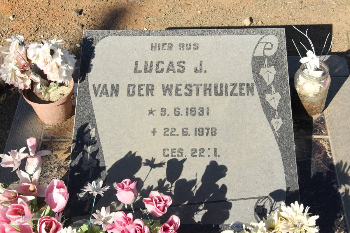 WESTHUIZEN Lucas J., van der 1931-1978