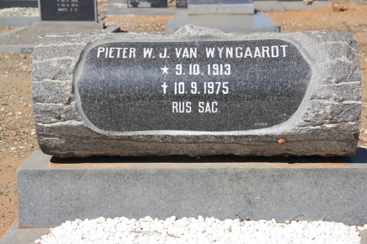 WYNGAARDT Pieter W.J., van 1913-1975