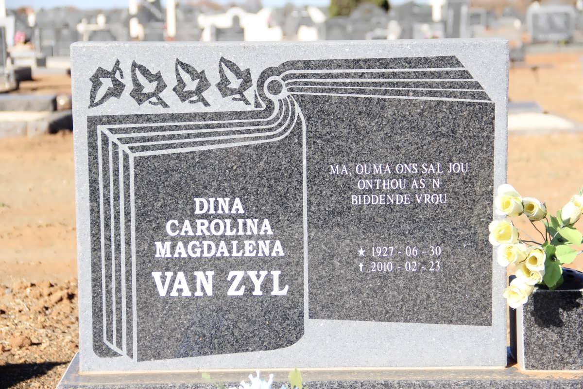 ZYL Dina Carolina Magdalena, van 1927-2010