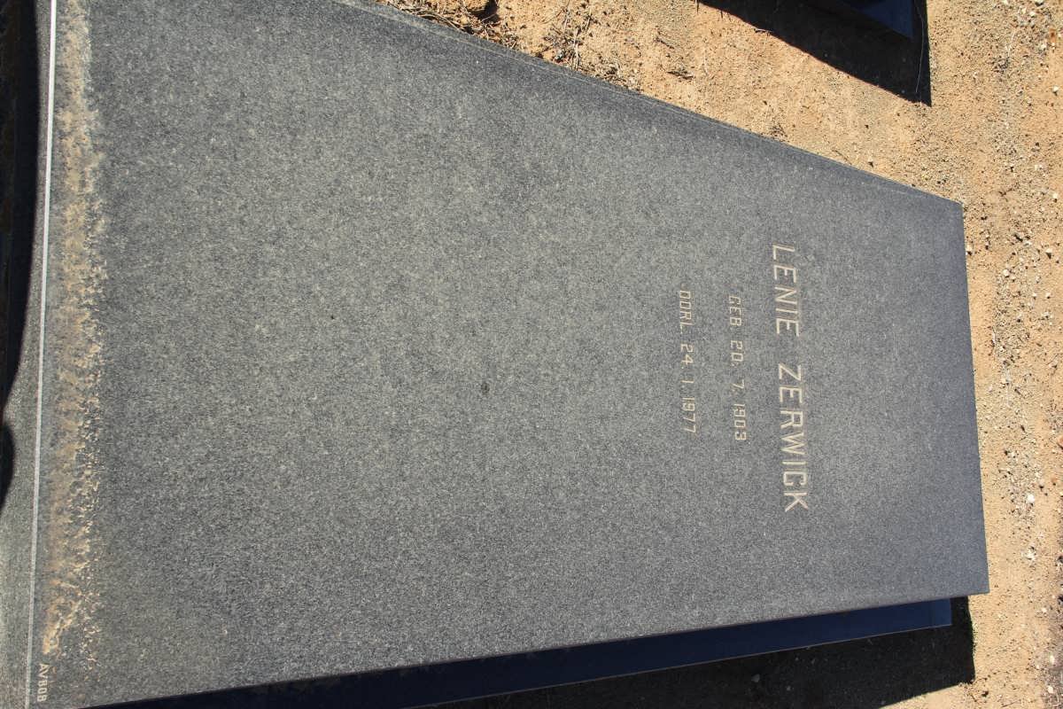 ZERWICK Lenie 1903-1977