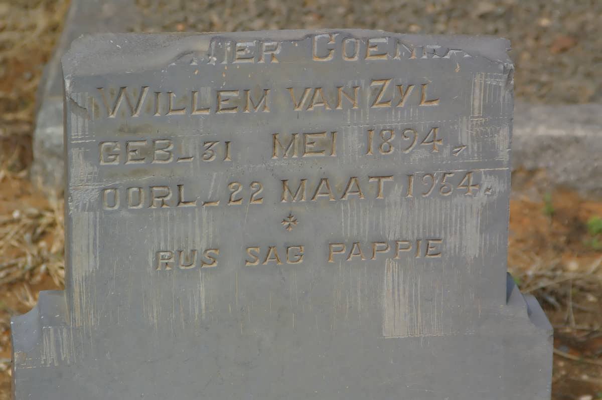 ZYL Renier Coenrad Willem, van 1894-1954