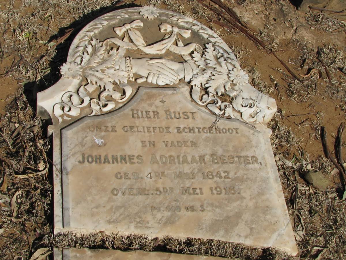 BESTER Johannes Adriaan 1842-1916