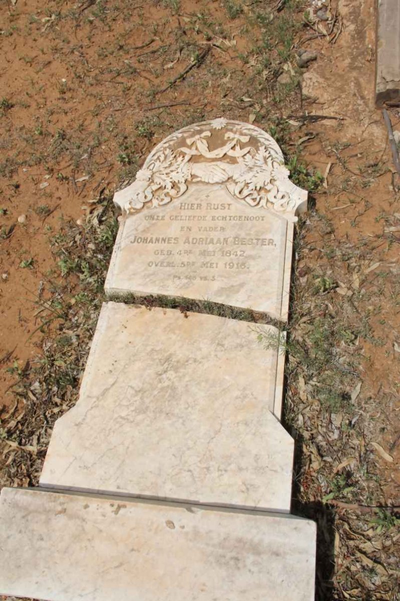 BESTER Johannes Adriaan 1842-1916