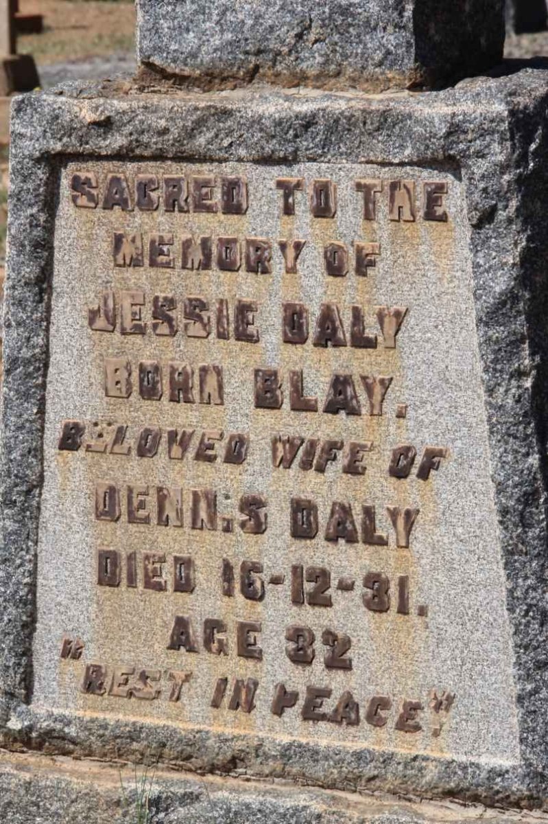 DALY Jessie nee BLAY -1931