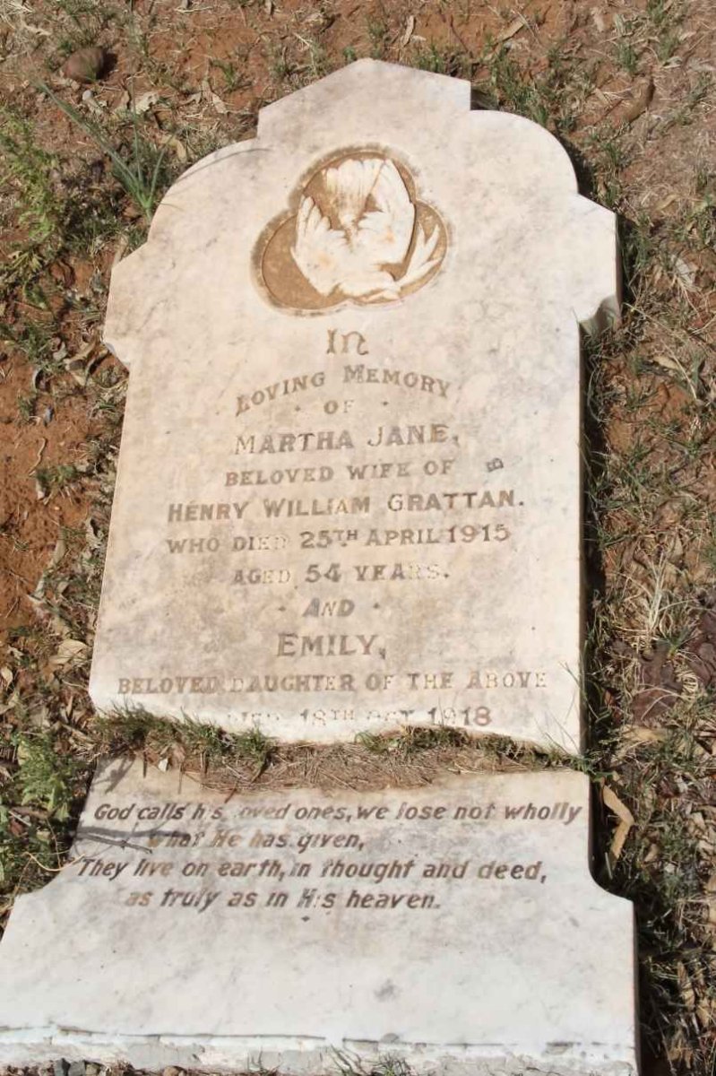 GRATTAN Martha Jane  -1915 :: GRATTAN Emily -1918