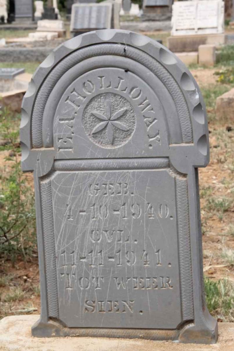 HOLLOWAY E.A. 1940-1941