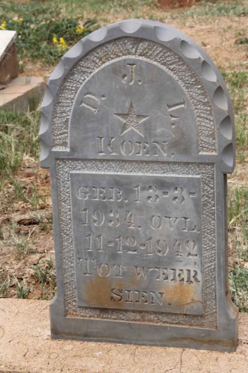 KOEN D.J.L. 1934-1942