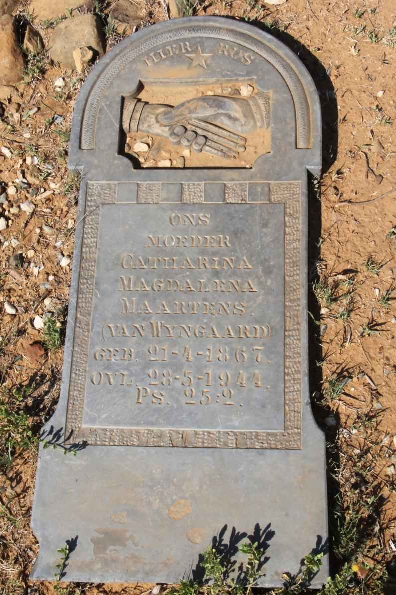 MAARTENS Catharina Magdalena nee VAN WYNGAARD 1867-1944