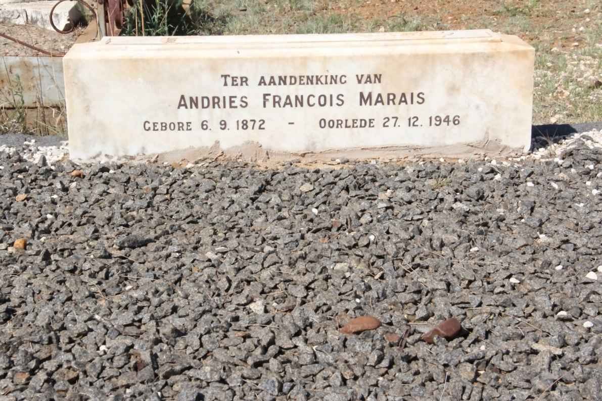 MARAIS Andries Francois 1872-1946