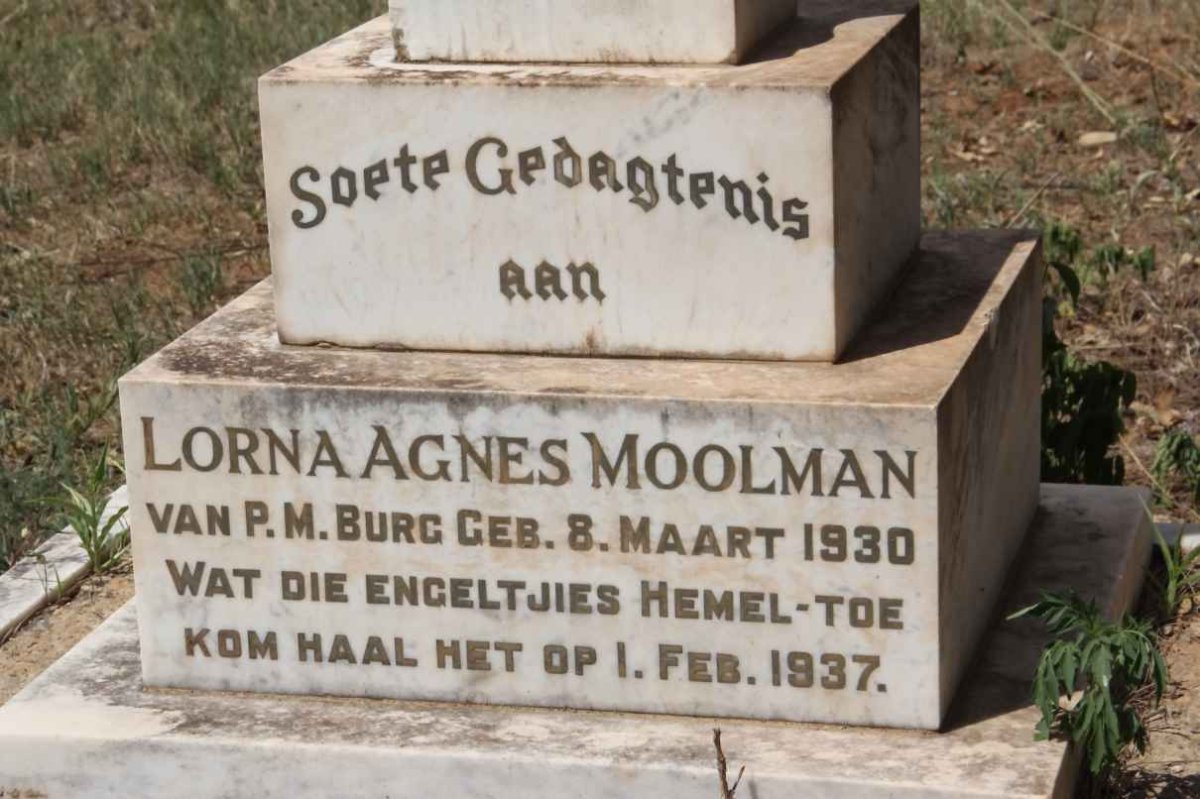MOOLMAN Lorna Agnes 1930-1937