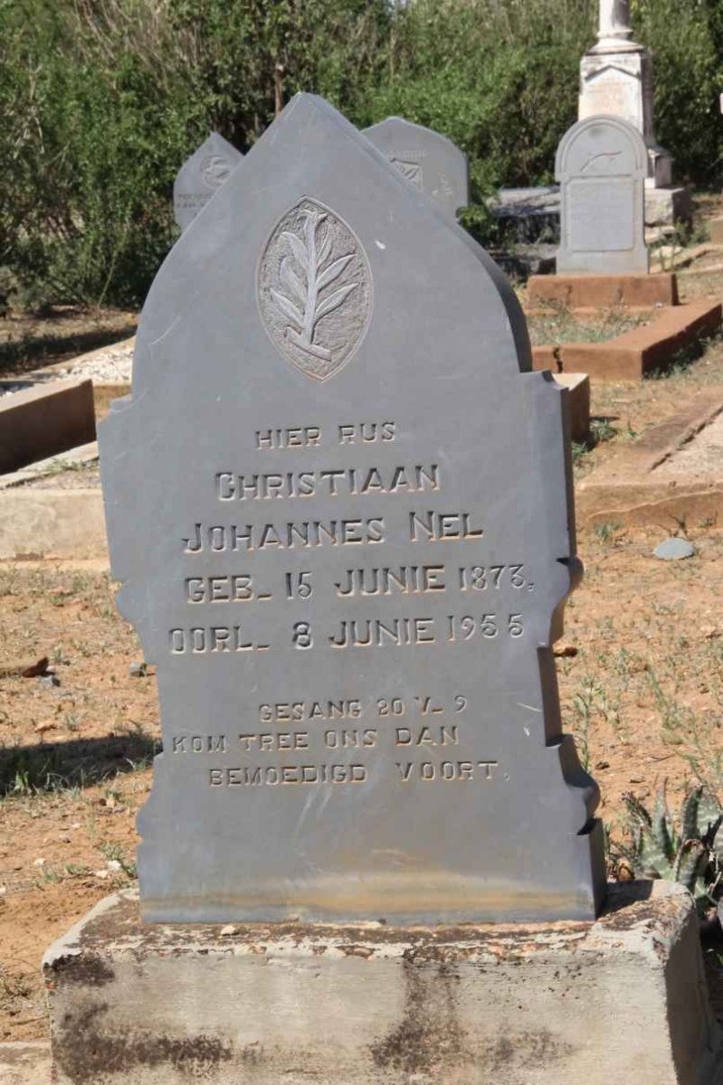NEL Christiaan Johannes 1873-1955