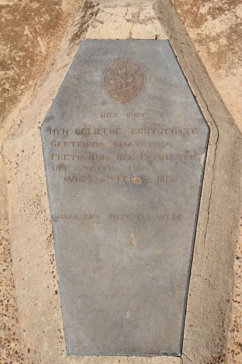 PRETORIUS Gertruida Chatarina nee POTGIETER 1886-1918