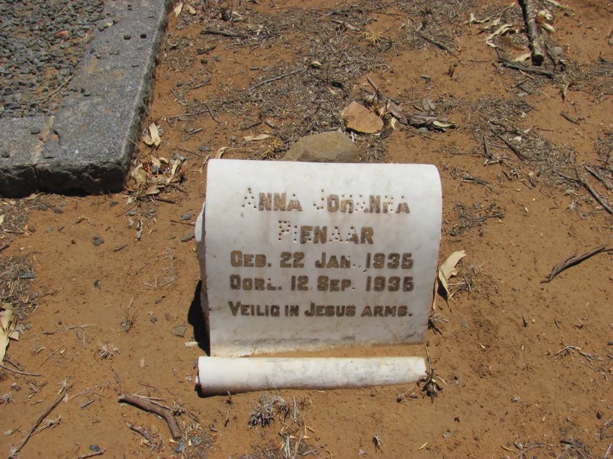 PIENAAR Anna Johanna 1935-1935