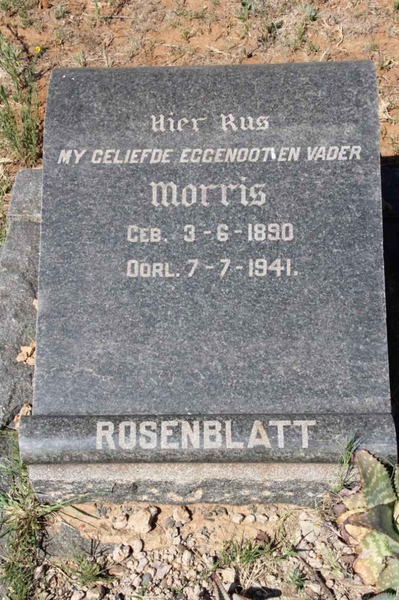 ROSENBLATT Morris 1890-1941