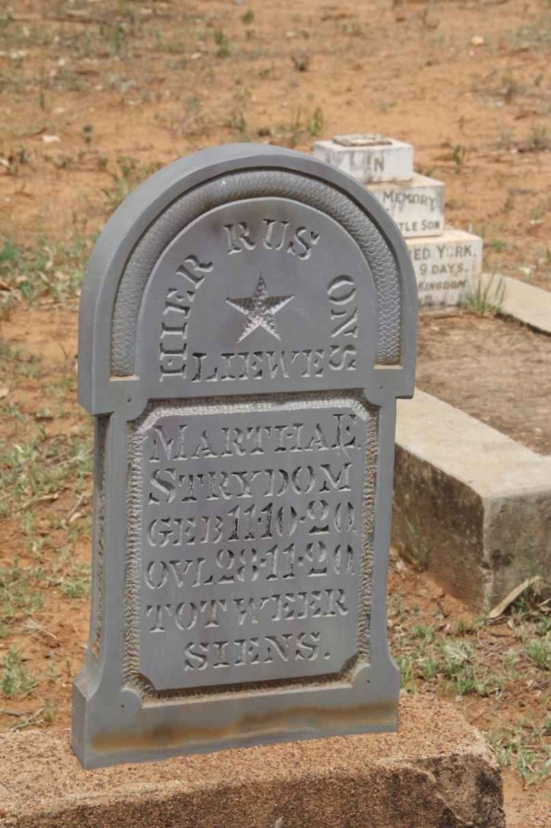 STRYDOM Martha E. 1920-1920