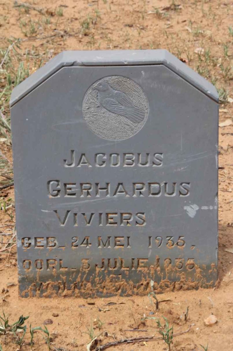 VIVIERS Jacobus Gerhardus 1935-1935