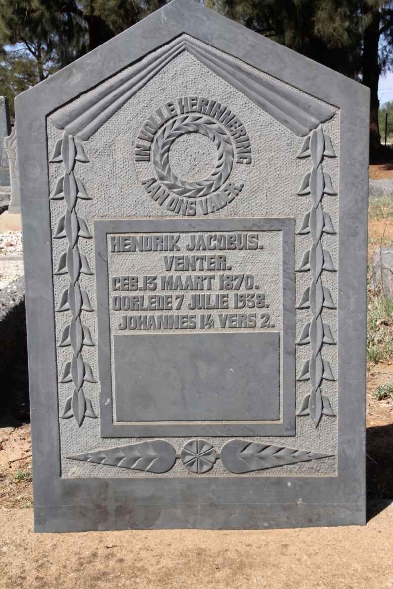 VENTER Hendrik Jacobus 1870-1938