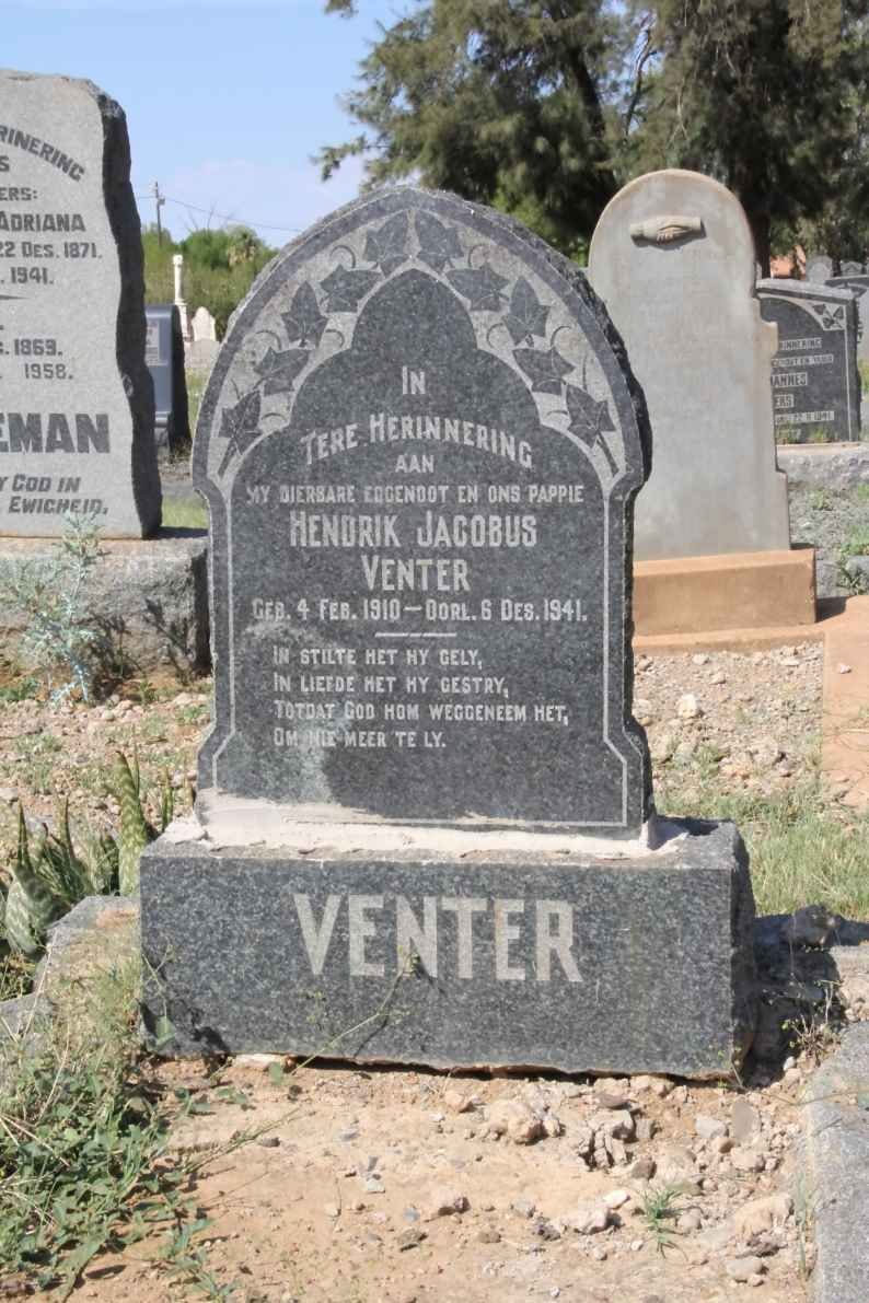 VENTER Hendrik Jacobus 1910-1941
