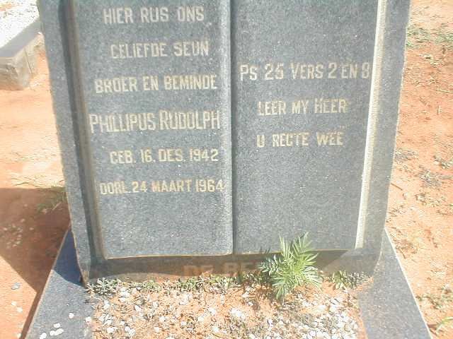 BEER Phillipus R., de 1942-1964