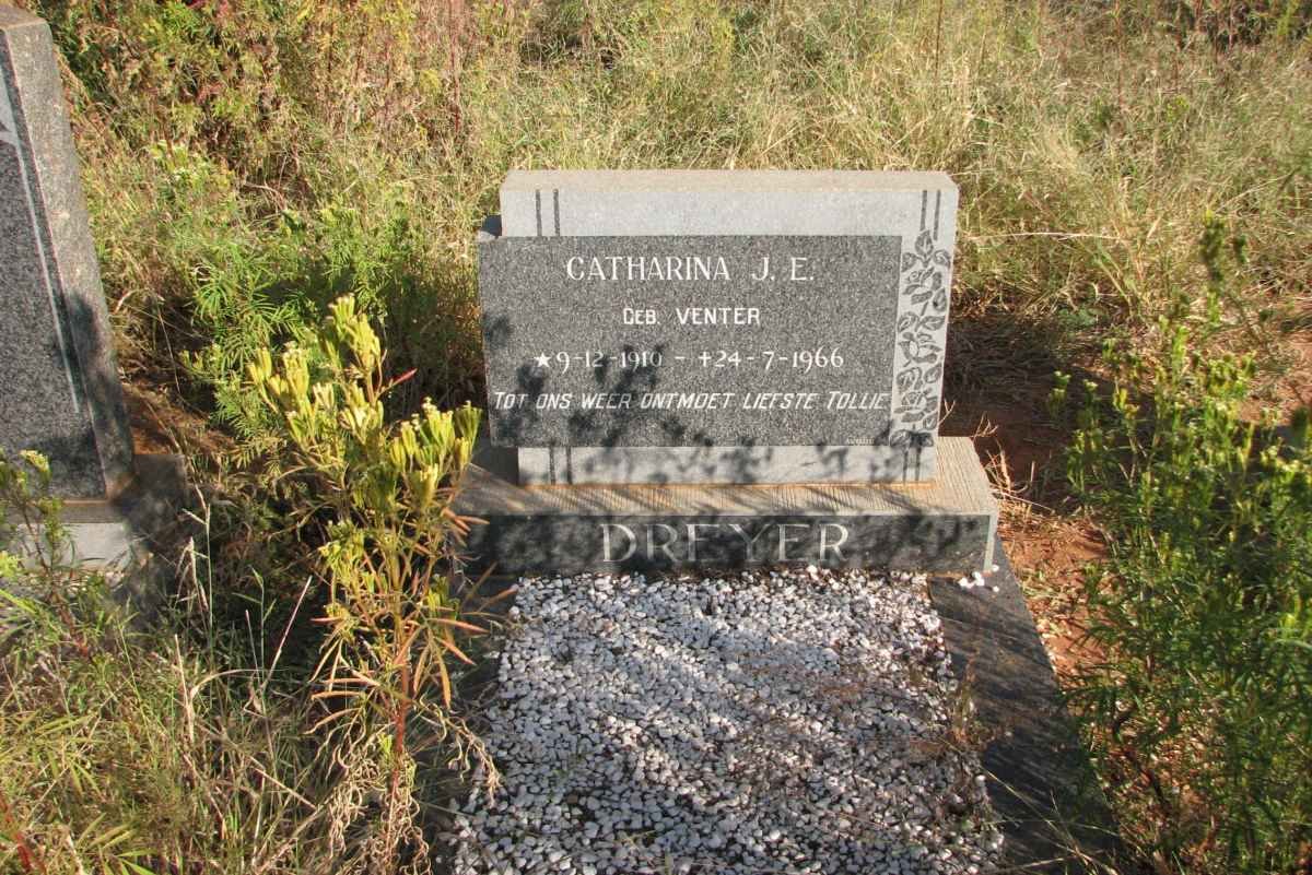 DREYER Catharina J.E. nee VENTER 1910-1966